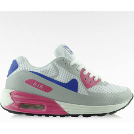 Air B306M Sportschuhe weiß-grau blau rosa