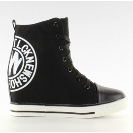 Turnschuhe mit Leinenstempel TL251 schwarz