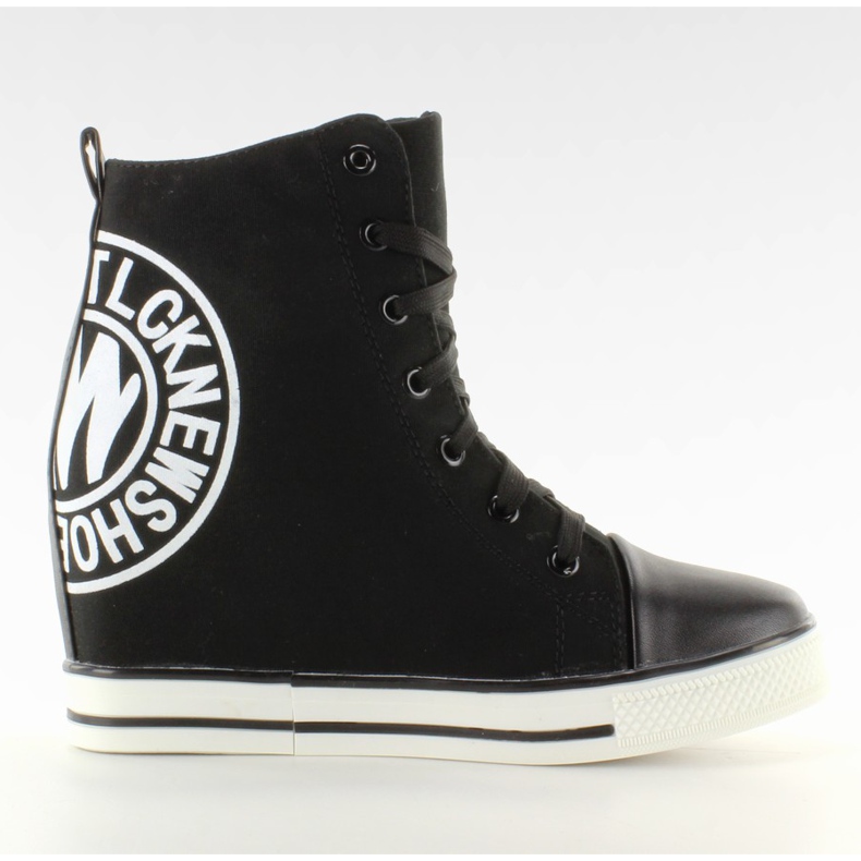 Turnschuhe mit Leinenstempel TL251 schwarz