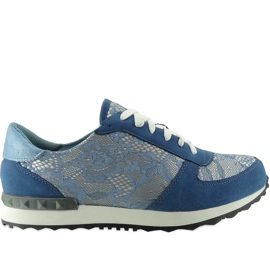 Sportschuhe mit Spitze Y620 Blau