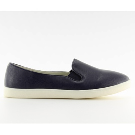 Slip-on Mandelnase A910 Dunkelblau marineblau