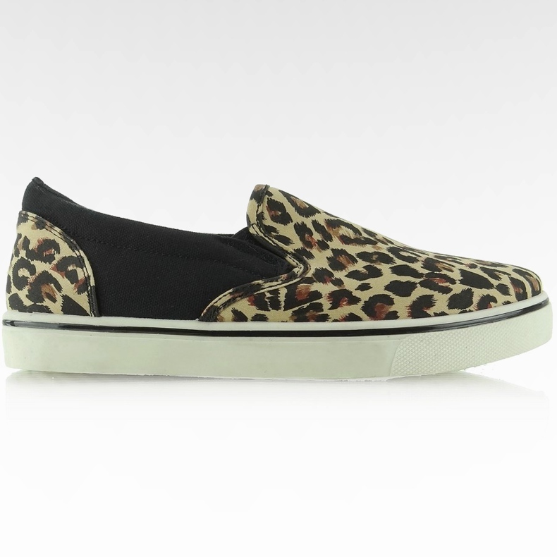 Slip-On ikonischen BL51 Leopard / Black Sneakers schwarz braun