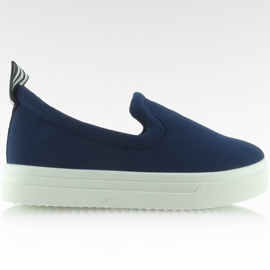 Mit der Lasche BL27 Blau anziehen marineblau
