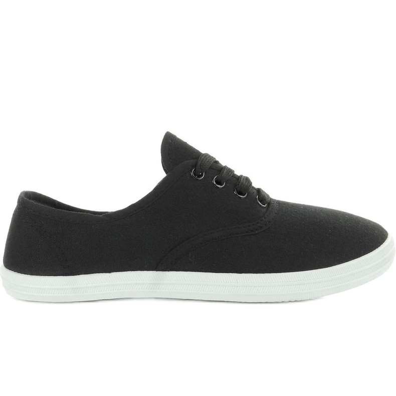 Canvas-Oxford-Sneaker BS504 Schwarz