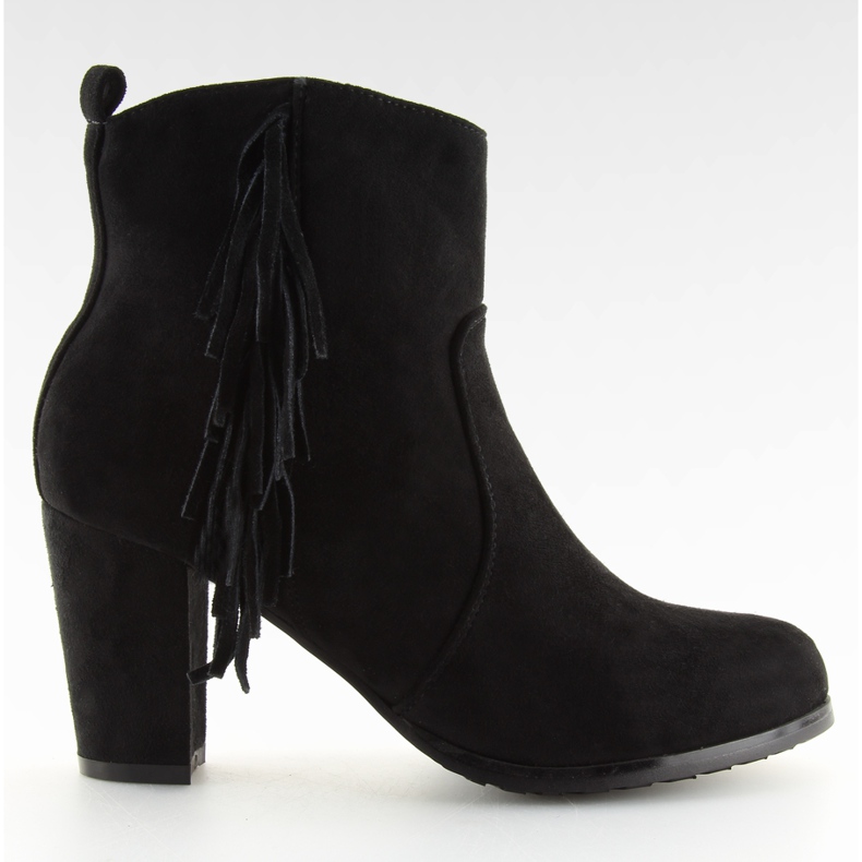 Stiefeletten mit Quasten JKD-14 Schwarz