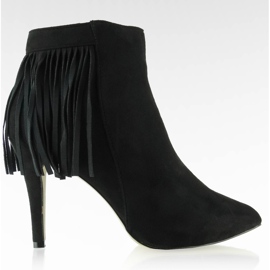 Wunderschöne Wildlederstiefel mit schwarzen Quasten