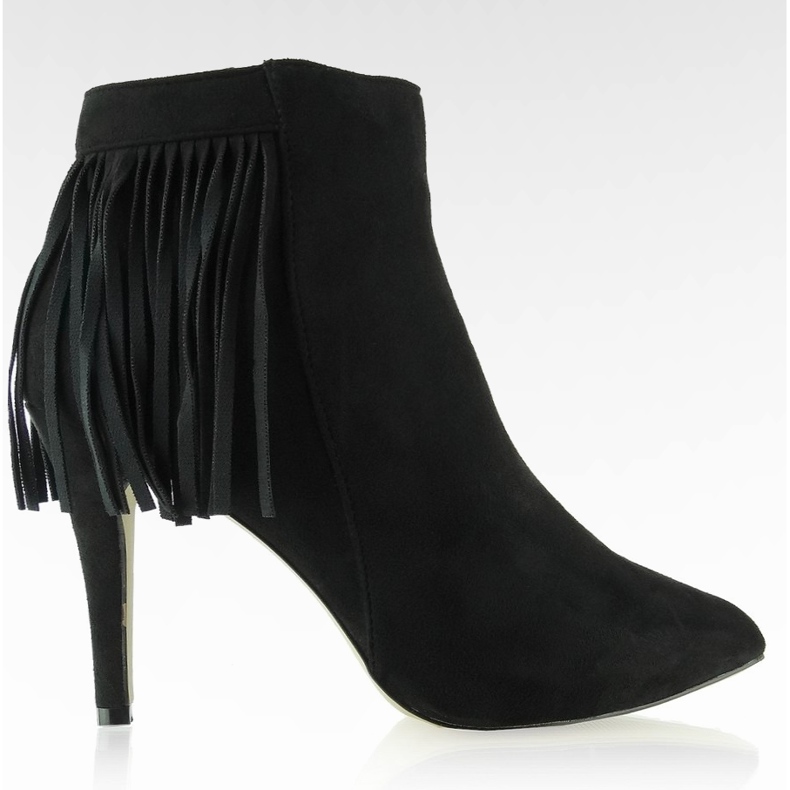 Wunderschöne Wildlederstiefel mit schwarzen Quasten