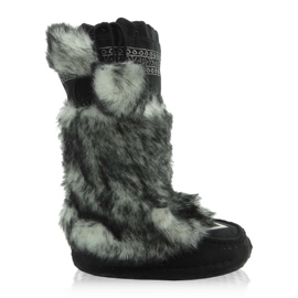 Mulzki Kinder Schneestiefel 58812E schwarz grau