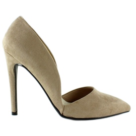Pumps an einer Nadel mit Einkerbungen EE03 Khaki