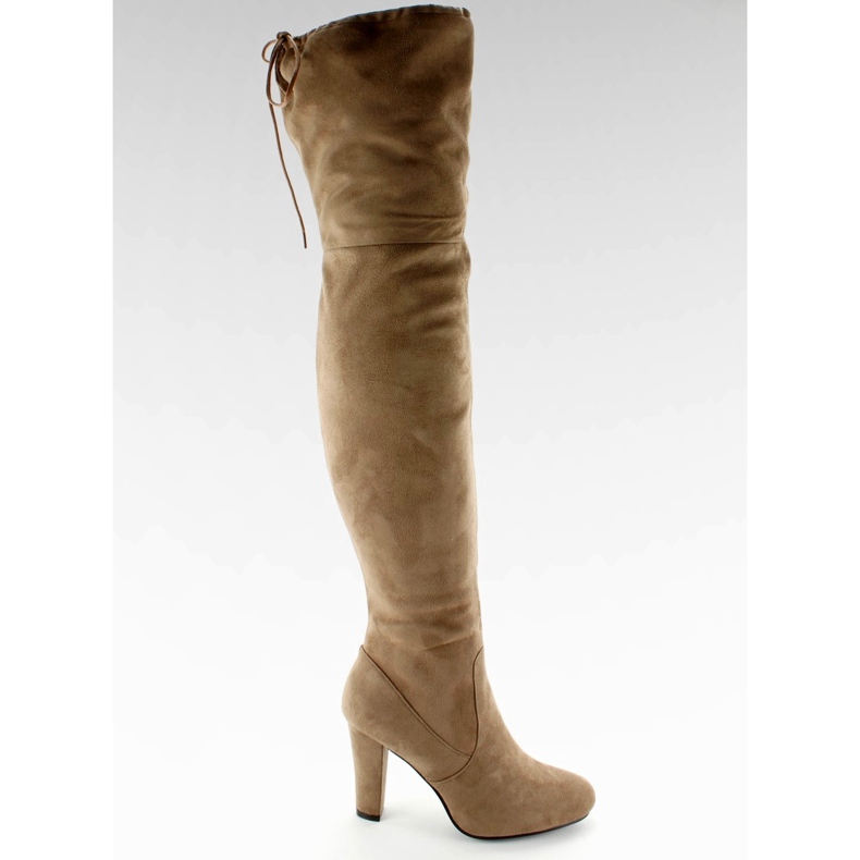 Oberschenkel High Heels SK102 Khaki