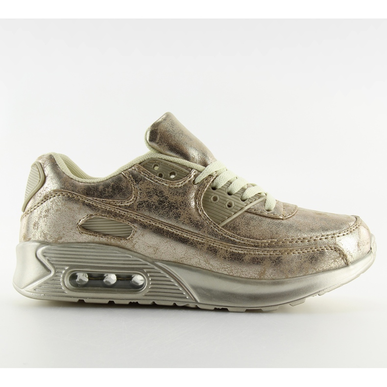 Luftsportschuhe gewaschen 1-7 Gold golden