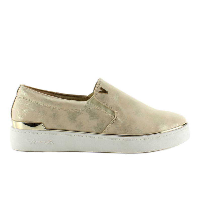 Slip-On mit Metallbesatz 786 Gold golden