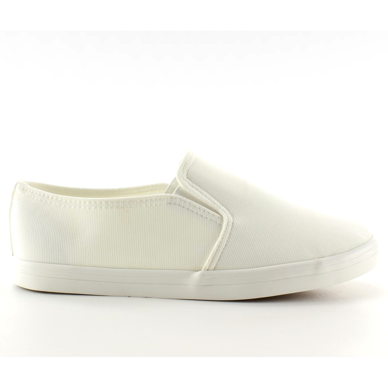 Material Slip-on Sneaker 1-98 Weiß