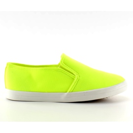 Sneaker Slip-On Material 1-98 Gelb