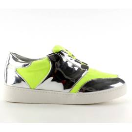 Sportschuhe Neonspiegel Gq2336 gelb grau