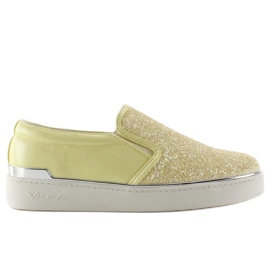 Stylischer eleganter Slipony 788-26 Gelb