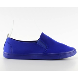 Stylischer Sneaker Slip-on JX31 ​​R. Blau mehrfarbig