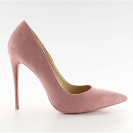 Classic 5005 Pumps aus rosafarbenem Wildleder