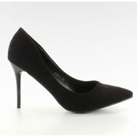 Pumps auf einem bequemen 1029 Black Stiletto schwarz