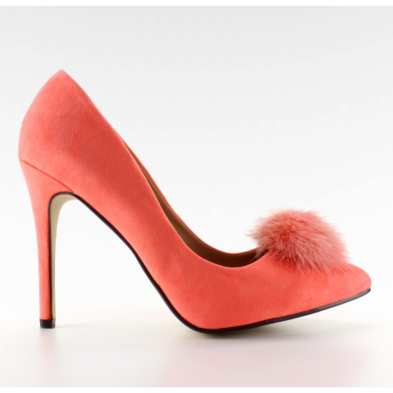 Pins mit einem Pompom von ZJ-06 Orangendosen rosa