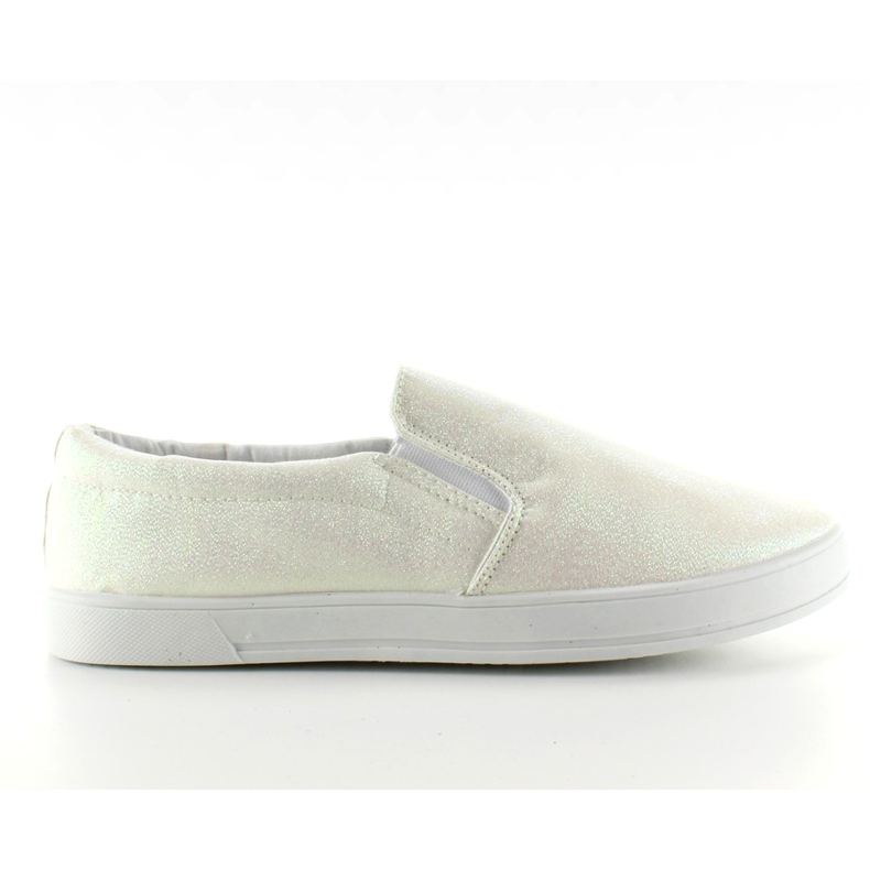 Schillernder Slipony JX35 Weiß