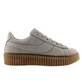 Veloursleder 8149 Grau