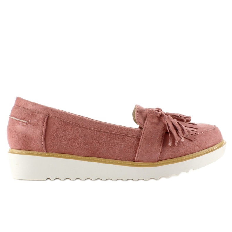 Damen Wildlederloafer 6043 Rosa