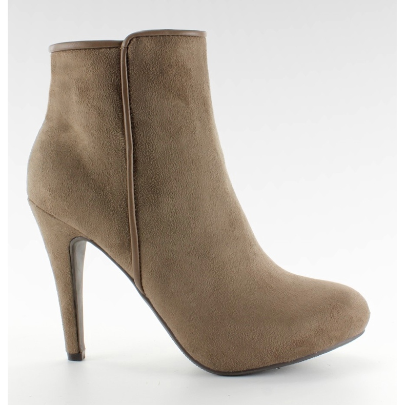 Wildleder High Heels SAS-8F8534 braun