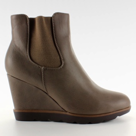 Stiefel Knie-Booties K-39 Khaki