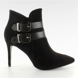 Stiefel mit 4087 schwarzen Schlangenstreifen