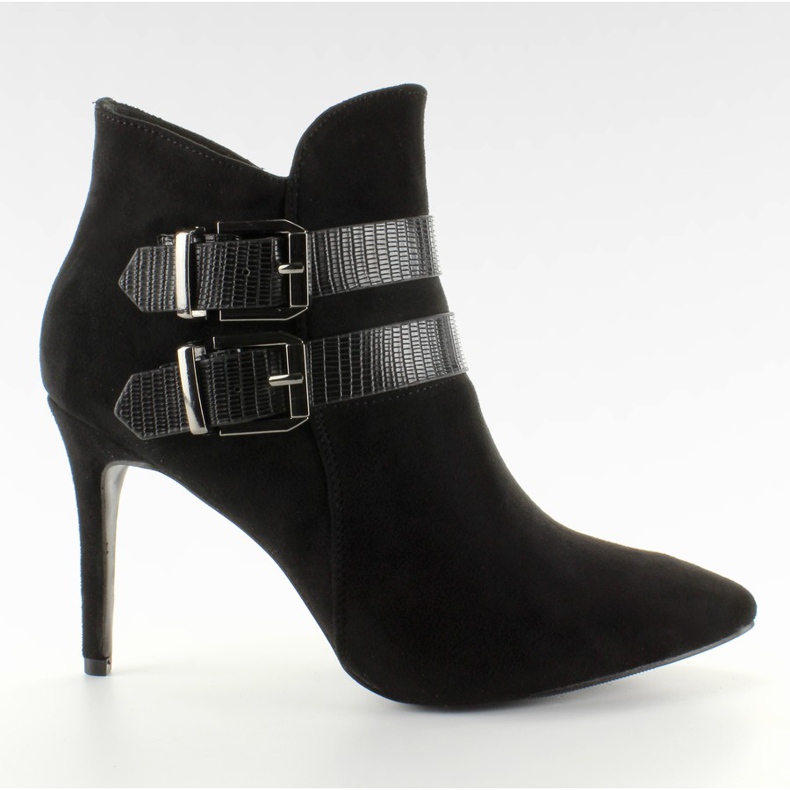 Stiefel mit 4087 schwarzen Schlangenstreifen