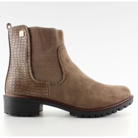 Jodhpur Stiefel auf der M247 Khaki solide Sohle