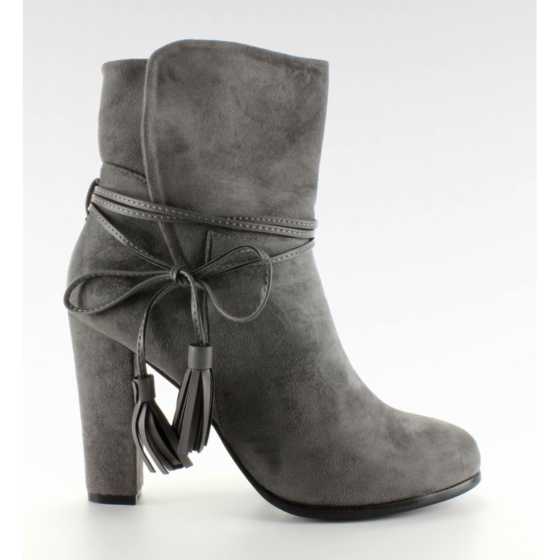 Stiefel mit offenem Oberteil M243 Grau