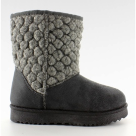 Baby-Emus mit Filzobergris grau