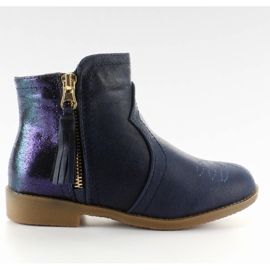 Stiefel Junk Stiefel K1647301 Marino marineblau