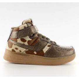 Sportschuhe für Kinder Bronce braun