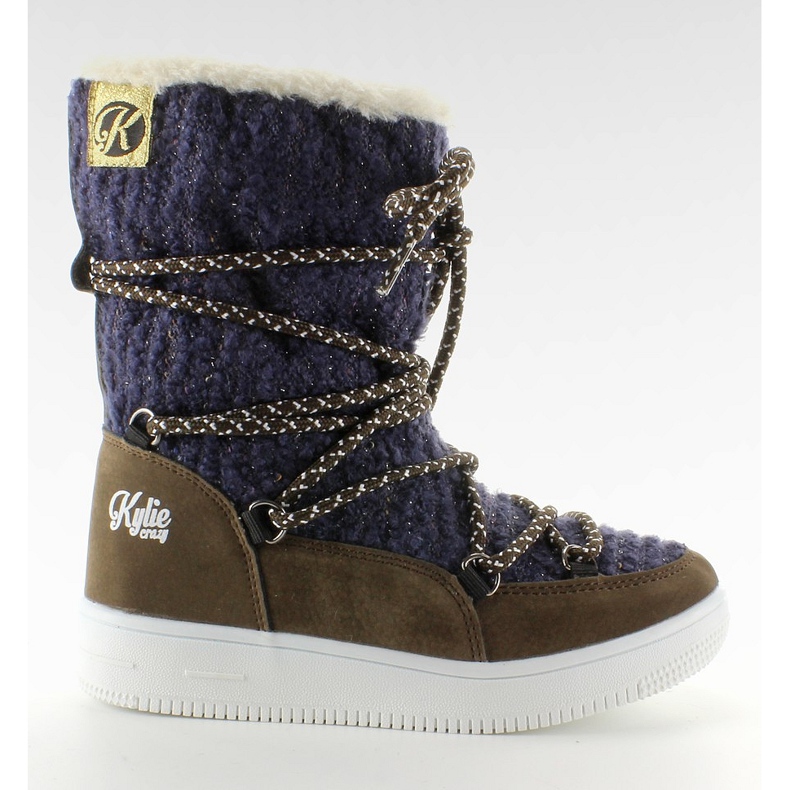 Kinder Eskimo Schneeschuhe Marino navy blau