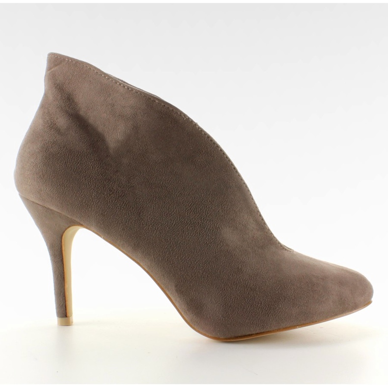 Eingebaute Stifte mit Ausschnitt 1413 Taupe braun