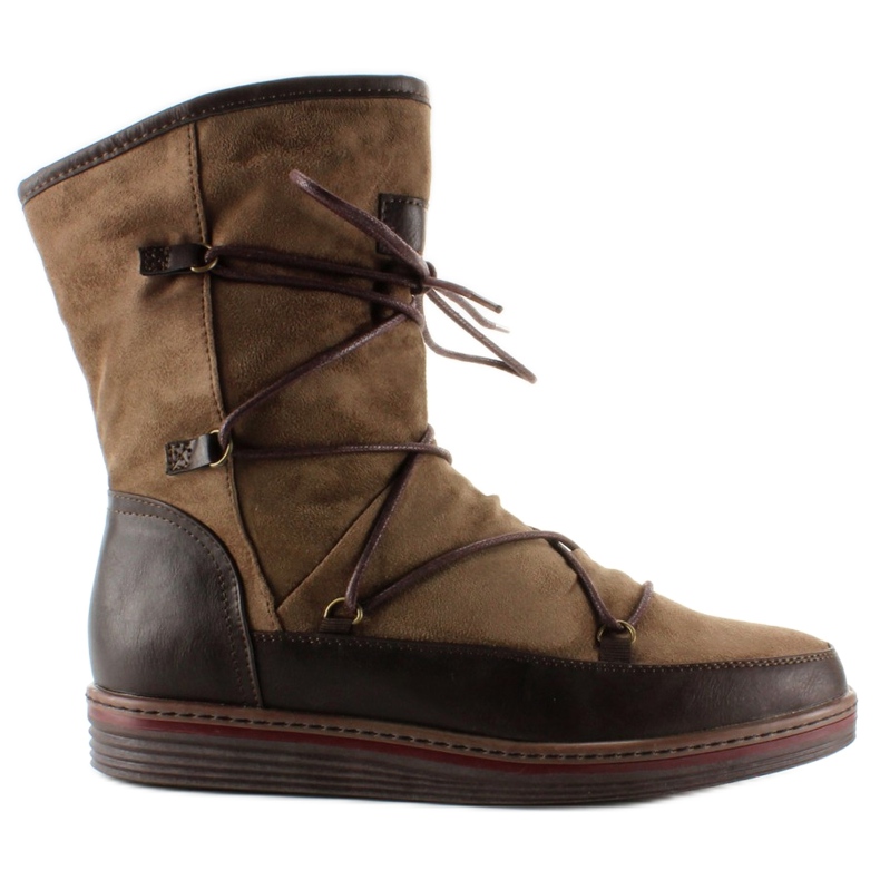 Halbvollnarbige Wildlederstiefel K1650002 marron braun