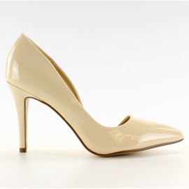 Pastell asymmetrische Fersen C26P Beige