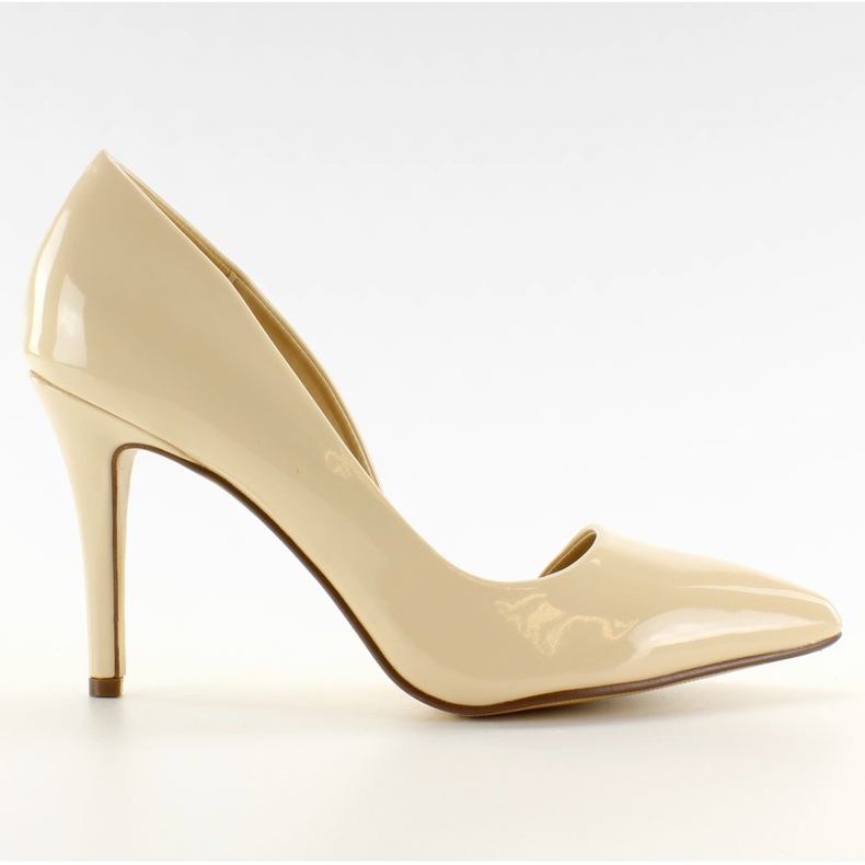 Pastell asymmetrische Fersen C26P Beige