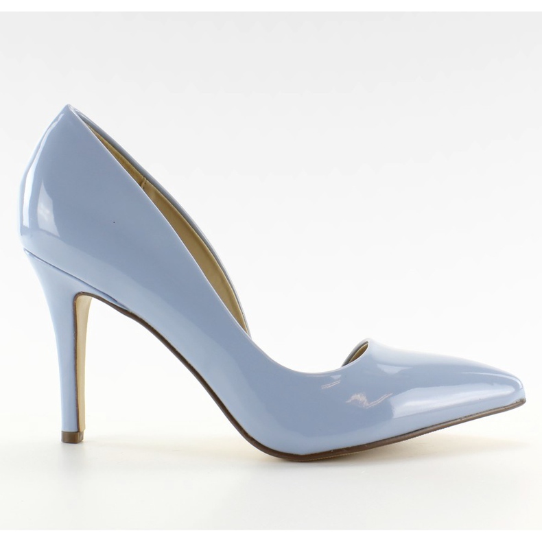 Asymmetrische Pastellabsätze C26P Blau