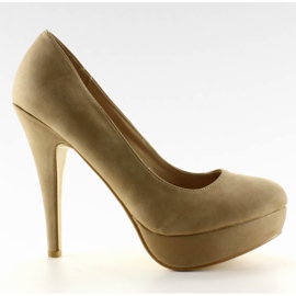 Elegante Pumps MJ1066-MAT khaki