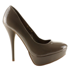 Pumps lackiert MJ1066-LAK khaki