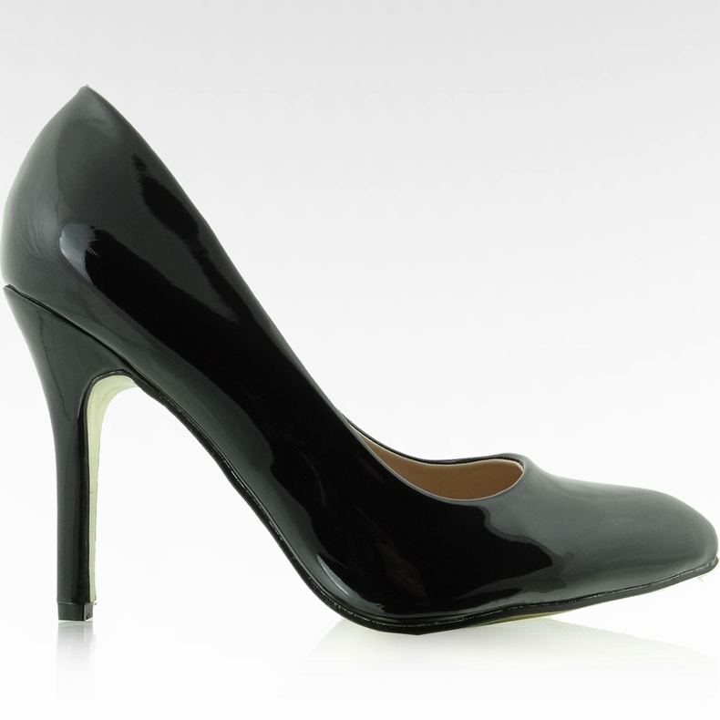 Klassische, goldfarbene Absatzschuhe 200-106 schwarz