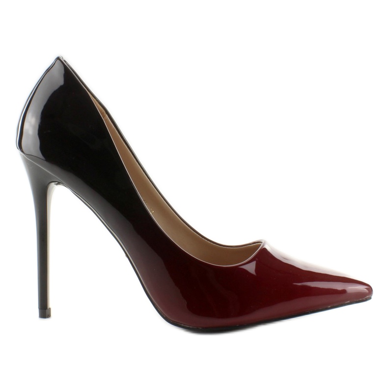Shaded Heels Ombre 1058 Rot schwarz
