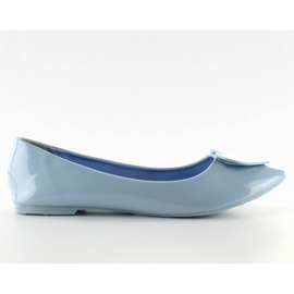 Ballerinas mit Herz C38 Blau