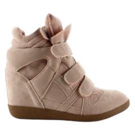 JT19 Pinke Wildlederturnschuhe rosa