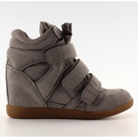 Wildleder Wildleder mit einem Kissen 6039 D. Grey grau