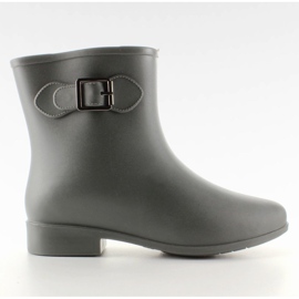 Stiefeletten mit D32 Grey Schnalle grau